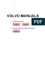 Volvo Manuals: 1. Operator's Manual