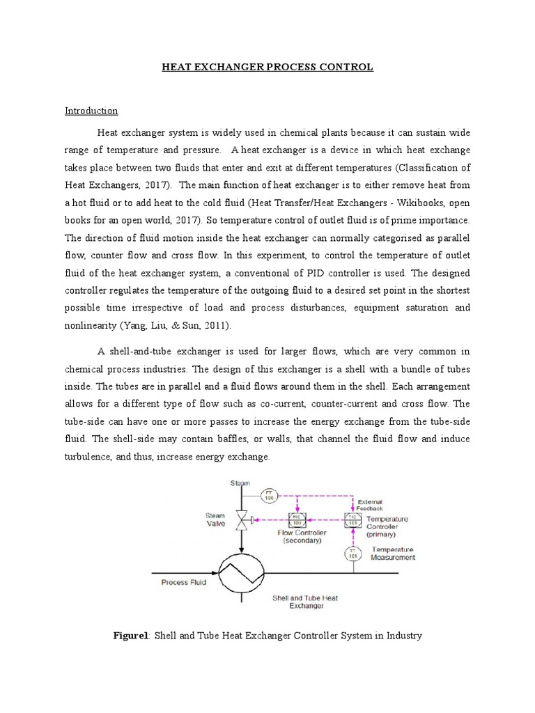 Intro Heat Exchanger Process Control PDF Heat Exchanger Control