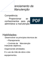 Gerenciamento Da Manutencao (slides)