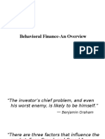 Behavioral Finance-An Overview