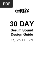 Cymatics 30DaySerumSoundDesignGuide