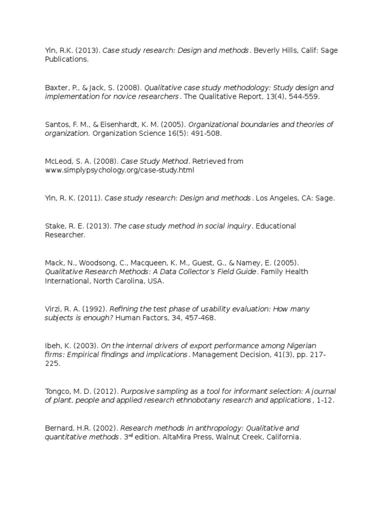 Yin | PDF | Qualitative Research | Case Study
