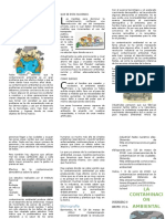 La Contaminacion Ambiental en Nuestra Actualidad