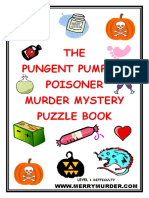 The Pungent Pumpkin Poisoner Murder Mystery Puzzle Book