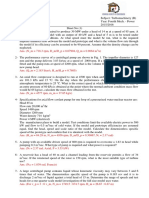 Benha University Turbomachinery Subject Sheet