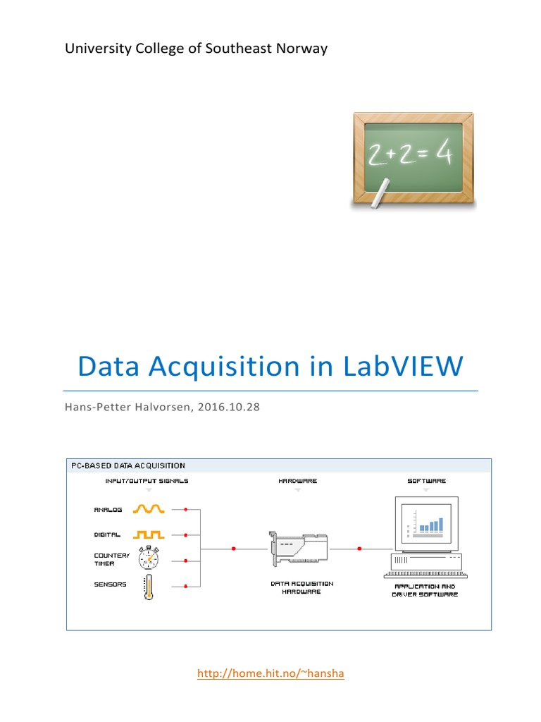Data Acquisition in LabVIEW 2 PDF Data Acquisition Analog To