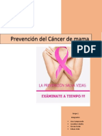 Prevencion de Cancer de Mama