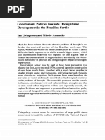 LIVINGSTONE, I. Government Policies Towards Drought and Development in the Brazilian Sertao