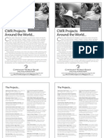 CWR Bulletin Insert (Summer 2010), 2-Sided, Black and White