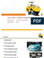 Car Care' Project Feasibility Study: Supervisor: Prepared by