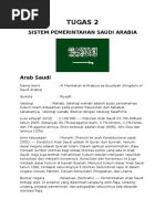 Sistem Pemerintahan Saudi Arabia