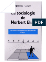 Nathalie Heinich, La Sociologia de Norbert Elias (Paris
