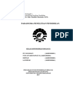 KLP 1 Paradigma Penelitian Pendidikan Kelompok 1