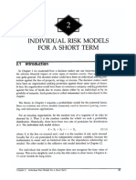 Chapter 2 - Individual Risk Models ST - Actuarial Mathematics, Bowers