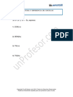 Ejercicio Suma y Diferencia de Angulos Problemas de Trigonometria 876 PDF