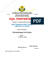 Sijil Peserta Iq Puzzle