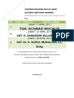 Jadwal Kegiatan Masjid Darul Iman