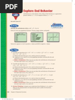 Practice Handout: Polynomial End Behavior