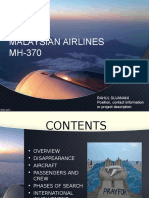 Malaysian Airlines MH-370: Rahul Sujanani Position, Contact Information or Project Description