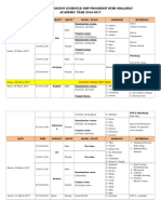 Practice Examination Schedule SMP Progresif Bumi Shalawat ACADEMIC YEAR 2016-2017