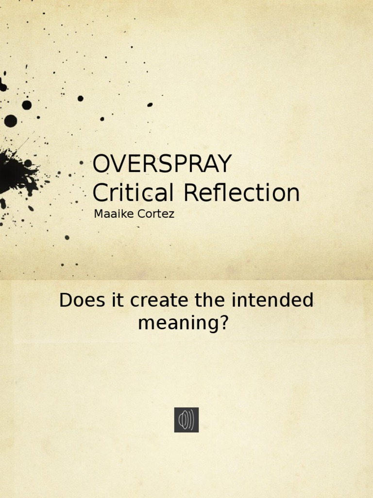 Overspray | PDF