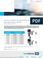 Nuevas Unidades de Procesamiento de Aire (APU) para Aplicaciones de DAF