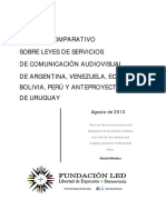 Ley de Medios y Sistemas Comparado Completo Agosto 2013