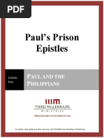 Download Pauls Prison Epistles - Lesson 5 - Transcript by Third Millennium Ministries SN34651837 doc pdf