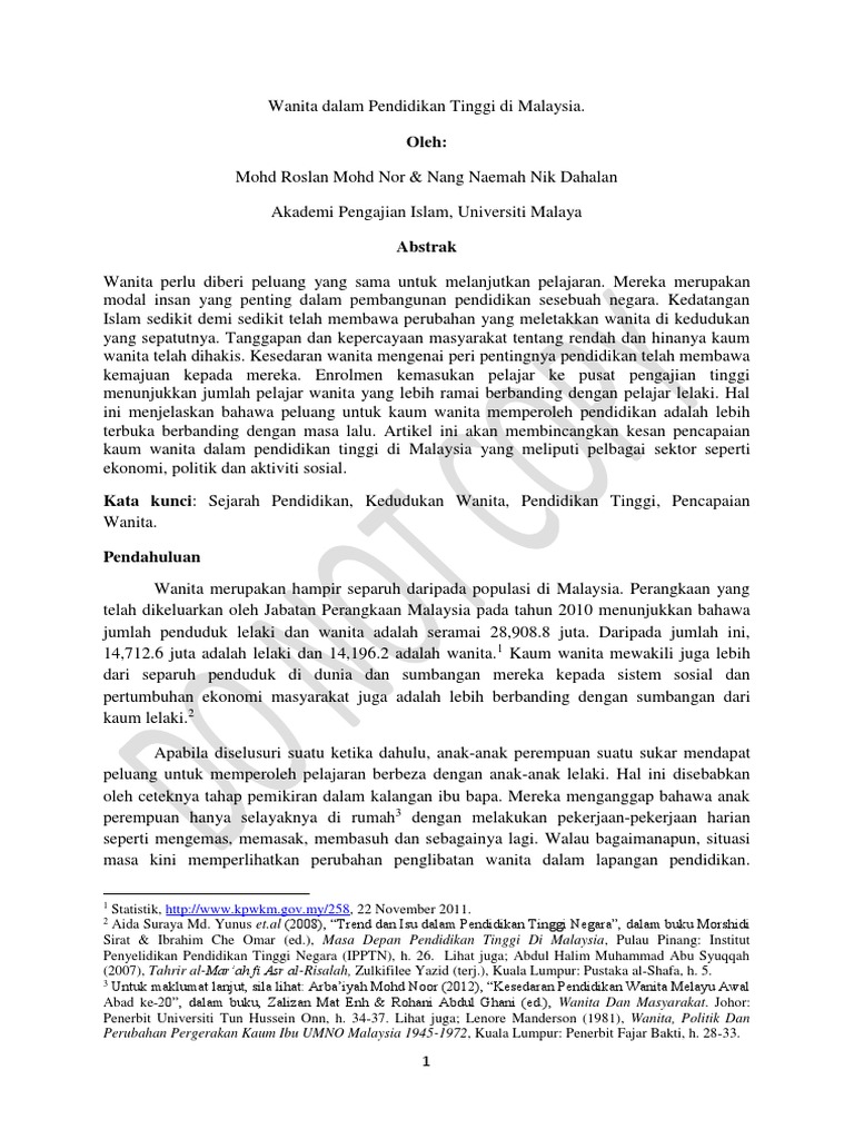 Wanita dan pendidikan tinggi Islam di Malaysia.pdf