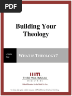 Download Building Your Theology - Lesson 1 - Transcript by Third Millennium Ministries SN34651845 doc pdf