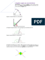 Clasificación de Ángulos Según Sus Característica