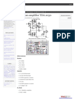 Amplifier TDA 2030