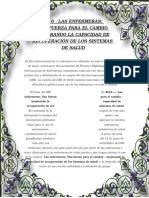 016 - Las Enfermeras: Una Fuerza para El Cambio Mejorando La Capacidad de Recuperación de Los Sistemas de Salud