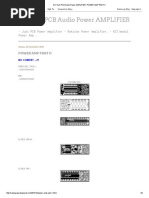 600 Watt Mosfet Power Amplifier With PCB | PDF | Amplifier | Electronic