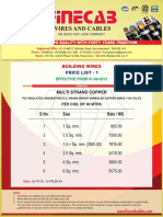 Finecab Price List 2013 PDF