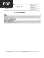 Quality Manual: Title: Document Number: QCC1479 Revision: 66 Page 1 of 46