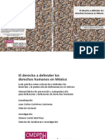 Derecho A Defender Los DH en MX - 2011 PDF