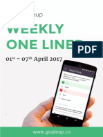 @weekly Oneliner 1st To 7th April ENG - PDF 71