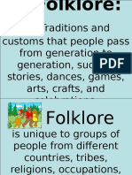 Folklore Characteristics 