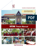 UTM Thesis Manual PDF