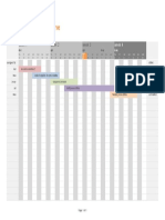 Four Week Project Timeline Template Doc