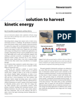 A Scalable Solution To Harvest Kinetic Energy: Roy D. Kornbluh, Joseph Eckerle, and Brian Mccoy