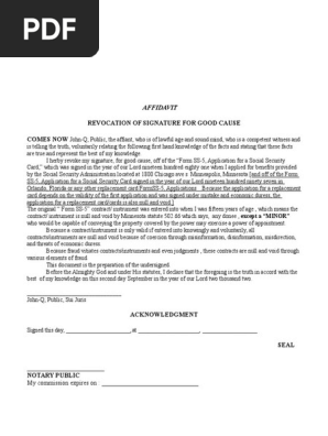 revoke signature social security.doc