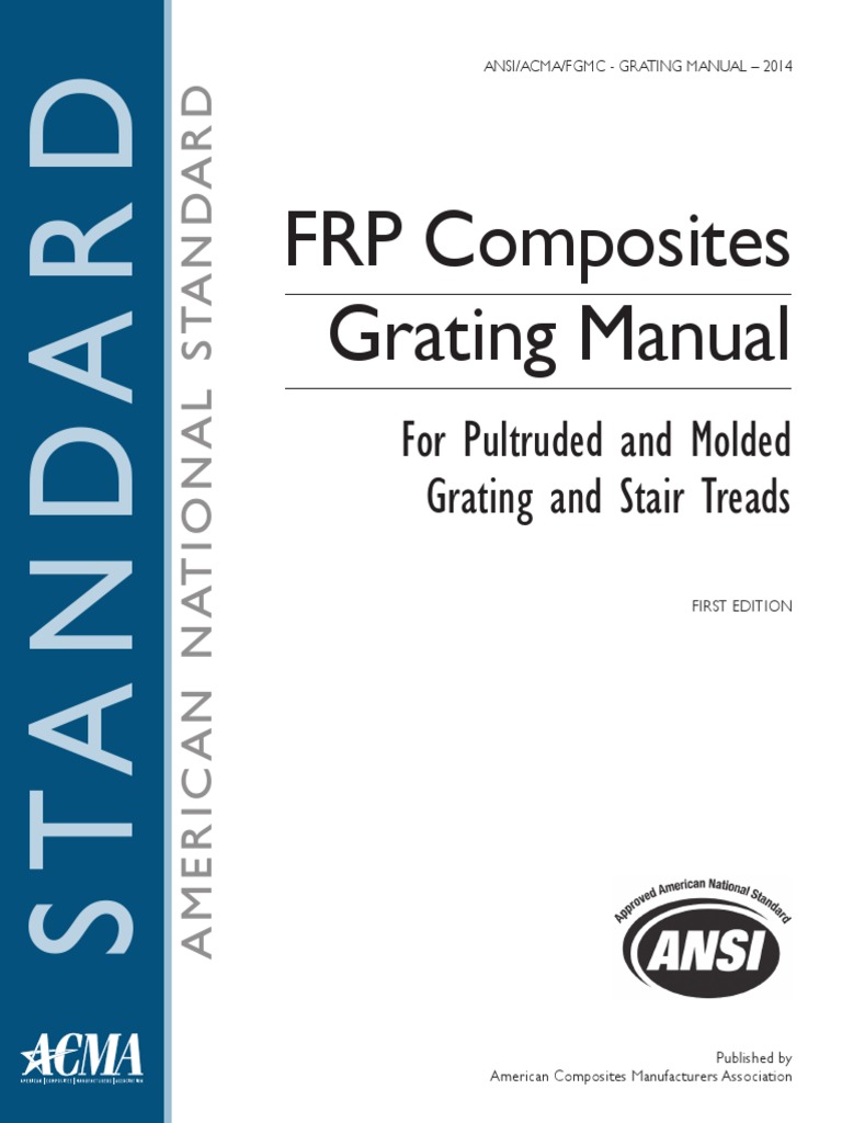 FRP Grating Standards Manual 2014 | PDF | Home & Garden | Technology ...