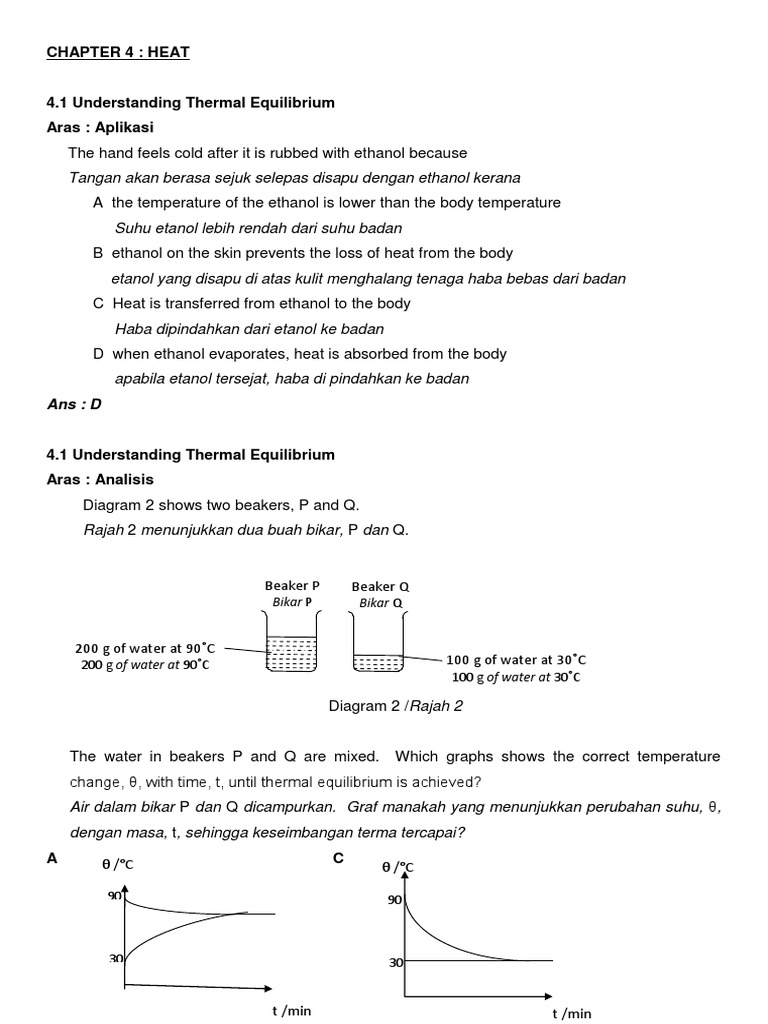 Physics HOTS KBAT Questions | PDF | Lens (Optics) | Thermometer