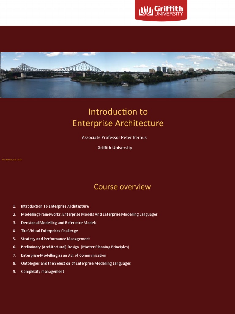 1 Intro To Enterprise Architecture | PDF | Information Technology ...