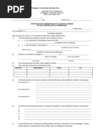 RA 9048 Form No. 2.2 (Philippine Consulate General, NY) : (Complete Name of Owner)