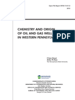 Chemistry and Origin of Oil and Gas Well Brines in Western Pennsylvania