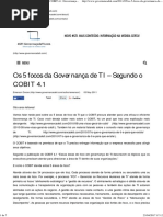 Os 5 Focos Da Governança de TI – Segundo o COBIT 4.1 _ GovernançadeTI