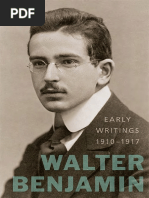 Benjamin Walter - Early Writings 1910-19 PDF